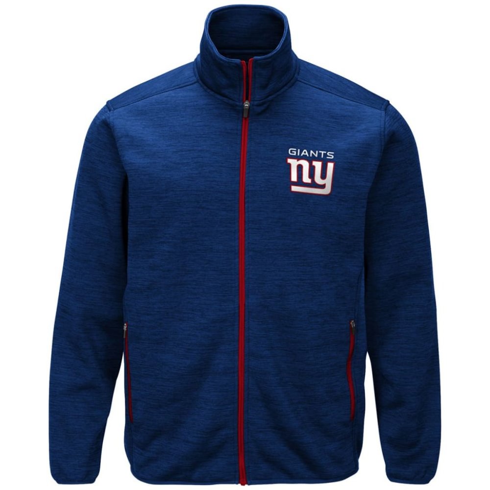 G-III New York Giants High Jump Space-Dye Jacket